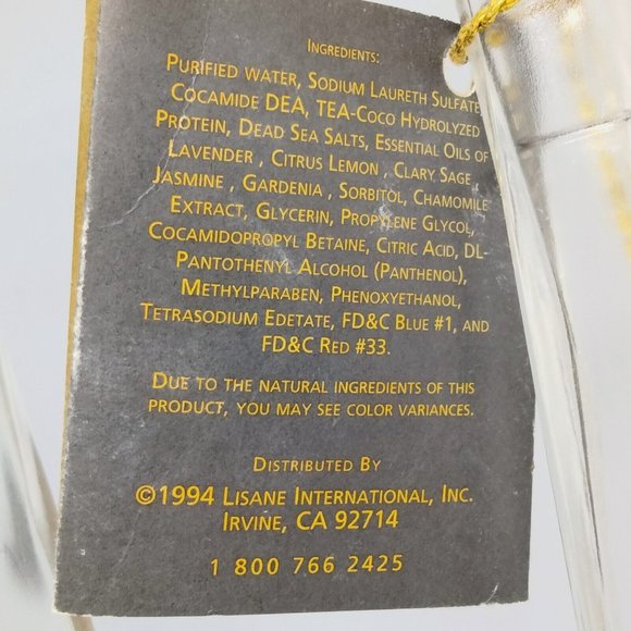 Vintage Kristal Magma Therapy 3pc Foaming Bath Shower Gel Dead Sea Sealed 1994 - Picture 10 of 16